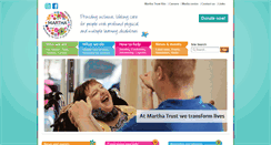 Desktop Screenshot of marthatrust.org.uk
